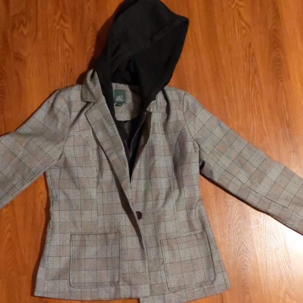 Casual blazer with hoodie by Wild fable